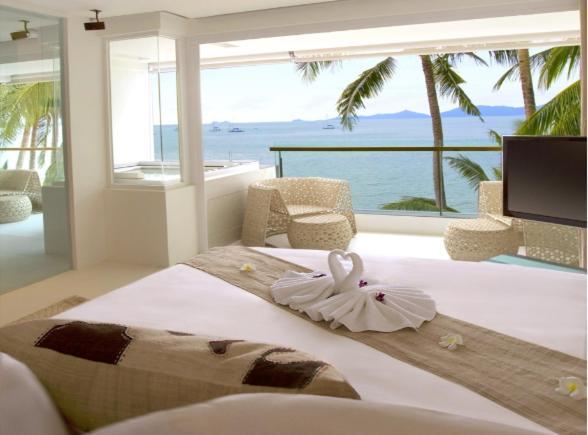 Panu Luxury Beachfront Apartments Bophut Eksteriør billede